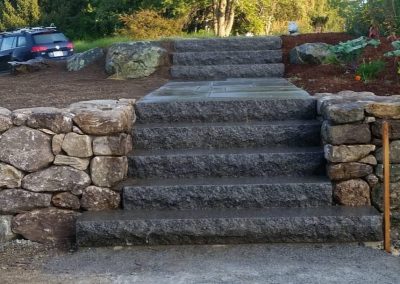 new granite steps