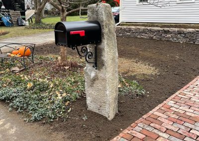 Irregular Mailbox Post
