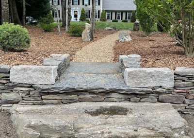 goshen and reclaimed granite steps