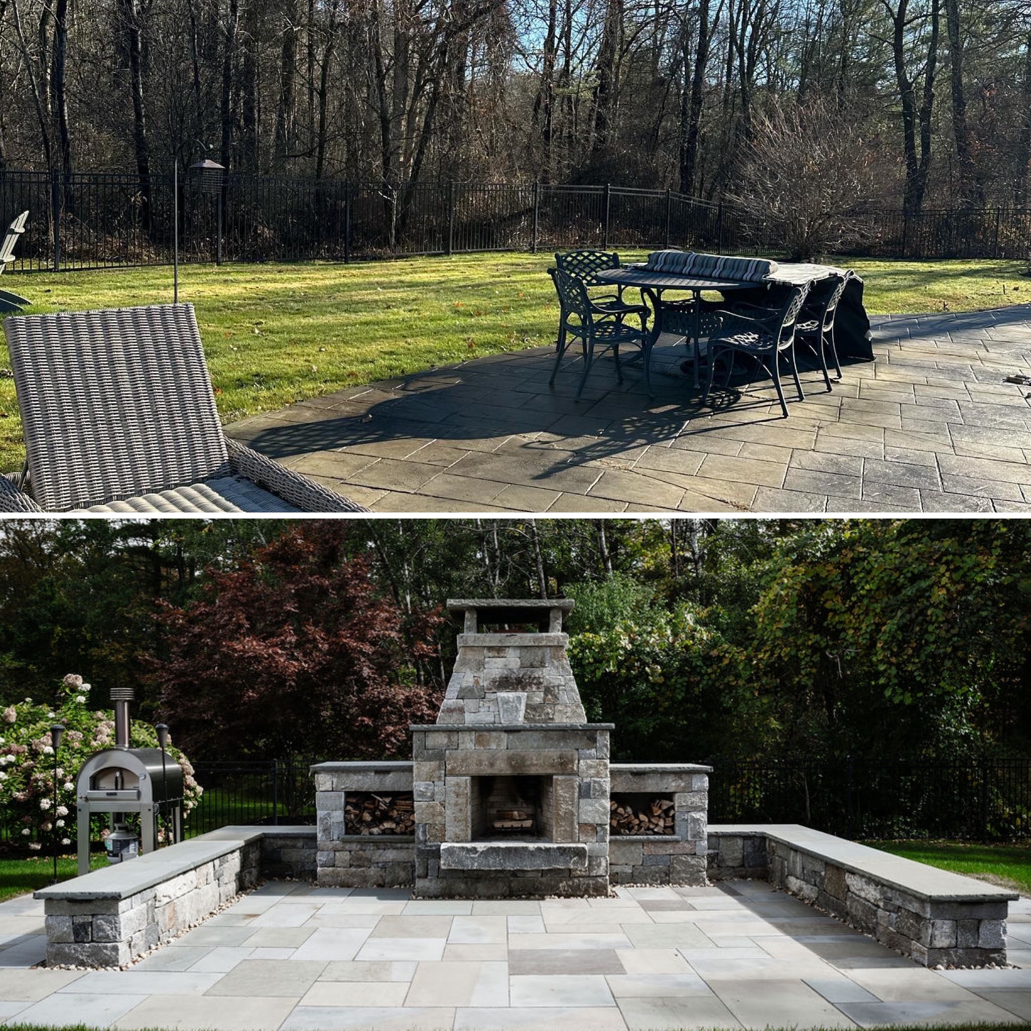 Wharton Row Before and After